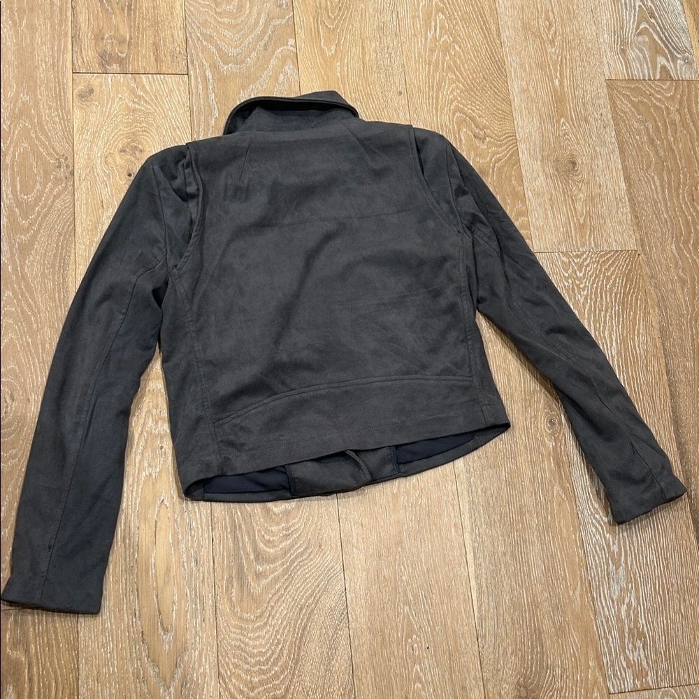 VICI Faux Suede Gray Moto Jacket - Picture 7 of 11